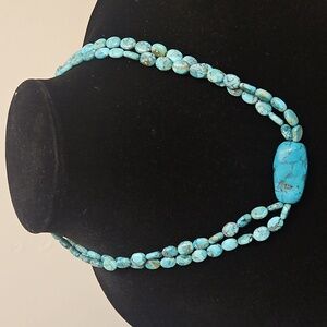 💚Double Turquoise necklace